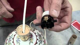 How to replace a lamp switch and socket [upl. by Yecnahc540]