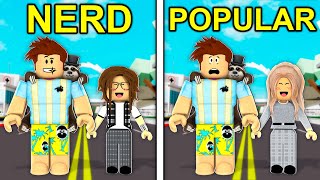 Raising NERD To POPULAR In Roblox Brookhaven [upl. by Yerg]