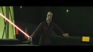 Star Wars The Clone Wars  Nightsisters vs Count Dooku 1080p [upl. by Idac340]