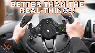 Can The Hori Xbox Racing Wheel Replace The Real Thing [upl. by Lamphere325]