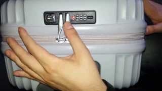 How to set or change Lojel TSA combination lock [upl. by Ninnette]