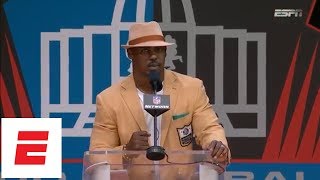 FULL Brian Dawkins Hall of Fame speech  2018 Pro Football Hall of Fame  ESPN [upl. by Eornom]