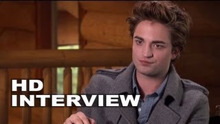 Twilight Robert Pattinson quotEdward Cullenquot On Set Interview  ScreenSlam [upl. by Burtis]