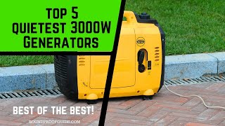 Top 5 QUIETEST Generators  3000 Watt Edition [upl. by Armin]