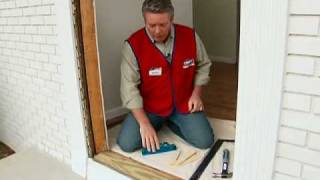 How to Install A PreHung Exterior Door [upl. by Anyg845]