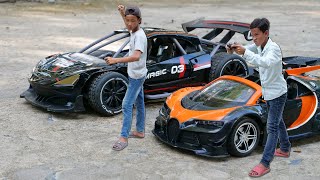 NERF GUN CAR RC CONTROL BATTLE 4 [upl. by Burg638]