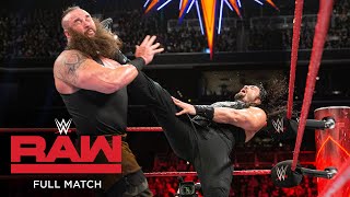 FULL MATCH  Roman Reigns vs Braun Strowman Raw March 20 2017 [upl. by Kannan]