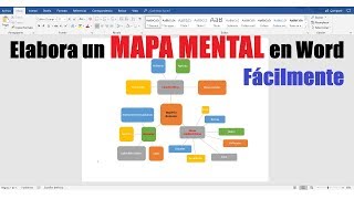 CÓMO HACER UN MAPA MENTAL EN WORD FÁCILMENTE [upl. by Ahsiea]