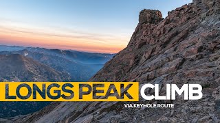 Longs Peak Keyhole Route  Cinematic 4k Footage and Photography [upl. by Htirehc]