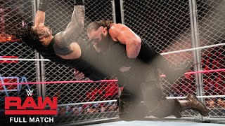 FULL MATCH  Roman Reigns vs Braun Strowman  Steel Cage Match Raw Oct 16 2017 [upl. by Idel]