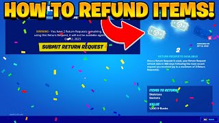 How To REFUND ITEMS In Fortnite Chapter 2 Season 8 [upl. by Marigold589]