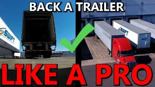 How To Back A Trailer Like A Pro  Tips To Backing A Semi Trailer  Big Rig Pro [upl. by Omarr120]