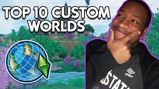 MY TOP 10 CUSTOM WORLDS IN THE SIMS 3 [upl. by Annahtur]