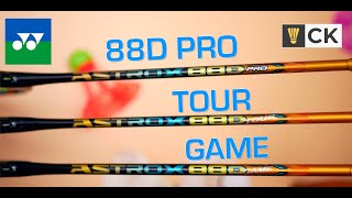 Yonex Astrox 88D PRO vs 88D TOUR vs 88D GAME badminton racket review amp comparison [upl. by Khudari]