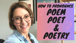 Learn to Pronounce POEM POET POETRY  American English Pronunciation Lesson learnenglish [upl. by Ilonka]