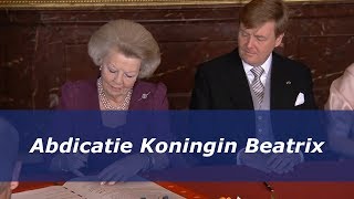 Abdicatie Koningin Beatrix 2013 [upl. by Stoops386]