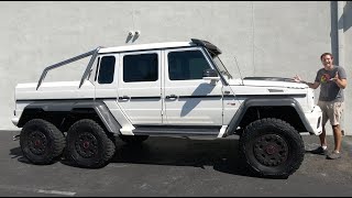 The Mercedes G63 AMG 6x6 Is the Ultimate 15 Million Pickup Truck [upl. by Enileoj897]