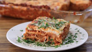 The Best Lasagna Recipe  How to Make Homemade Lasagna [upl. by Kress]